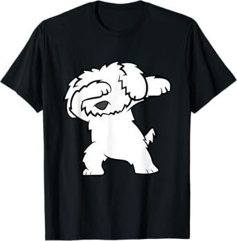 Maltipoo Dog Dabbing Cute Dabbing Maltipoo Men Women Kids T-Shirt