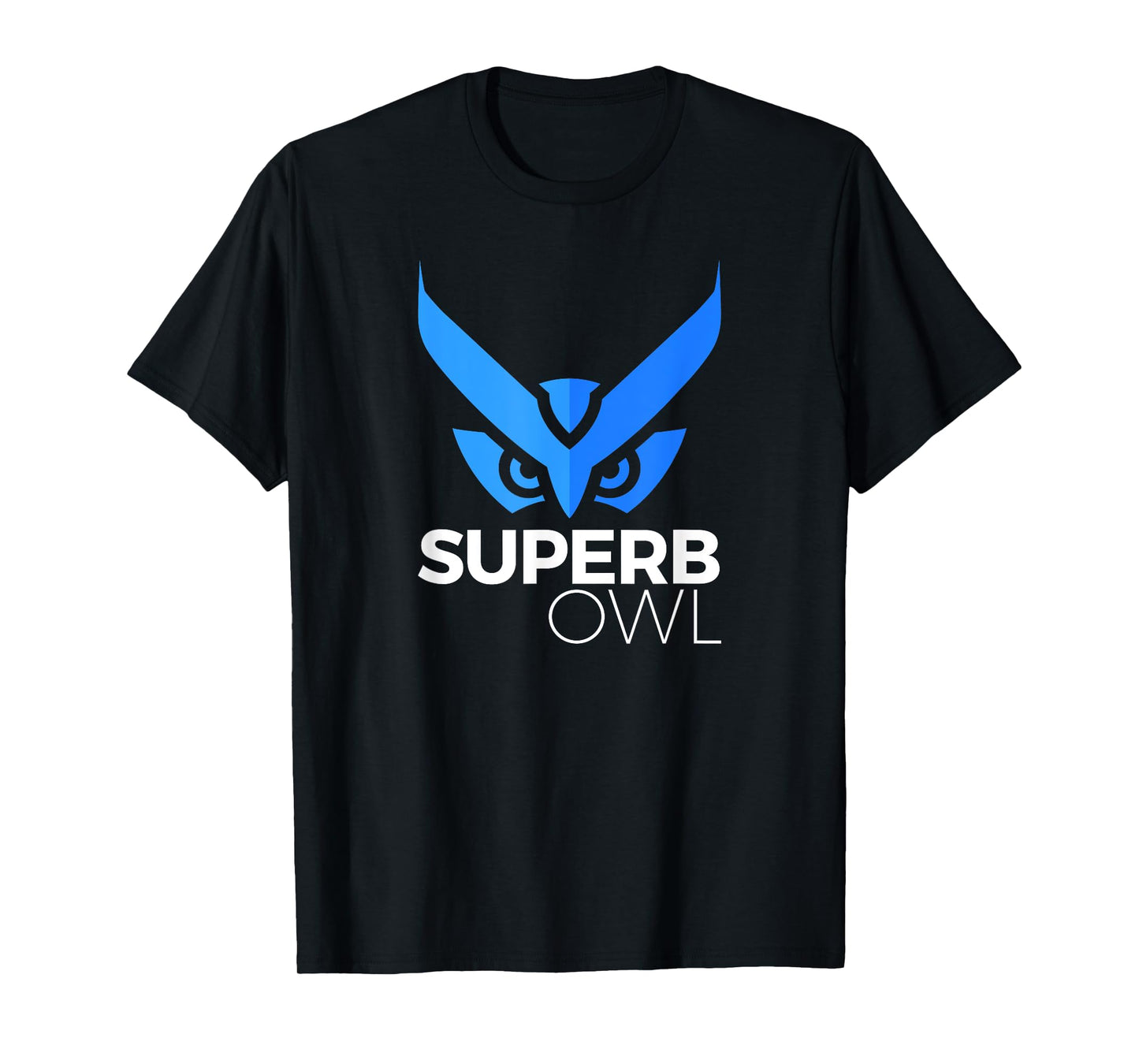 The Blue Superb Owl Logo Shirt - Owl Bird Shirt T-Shirt