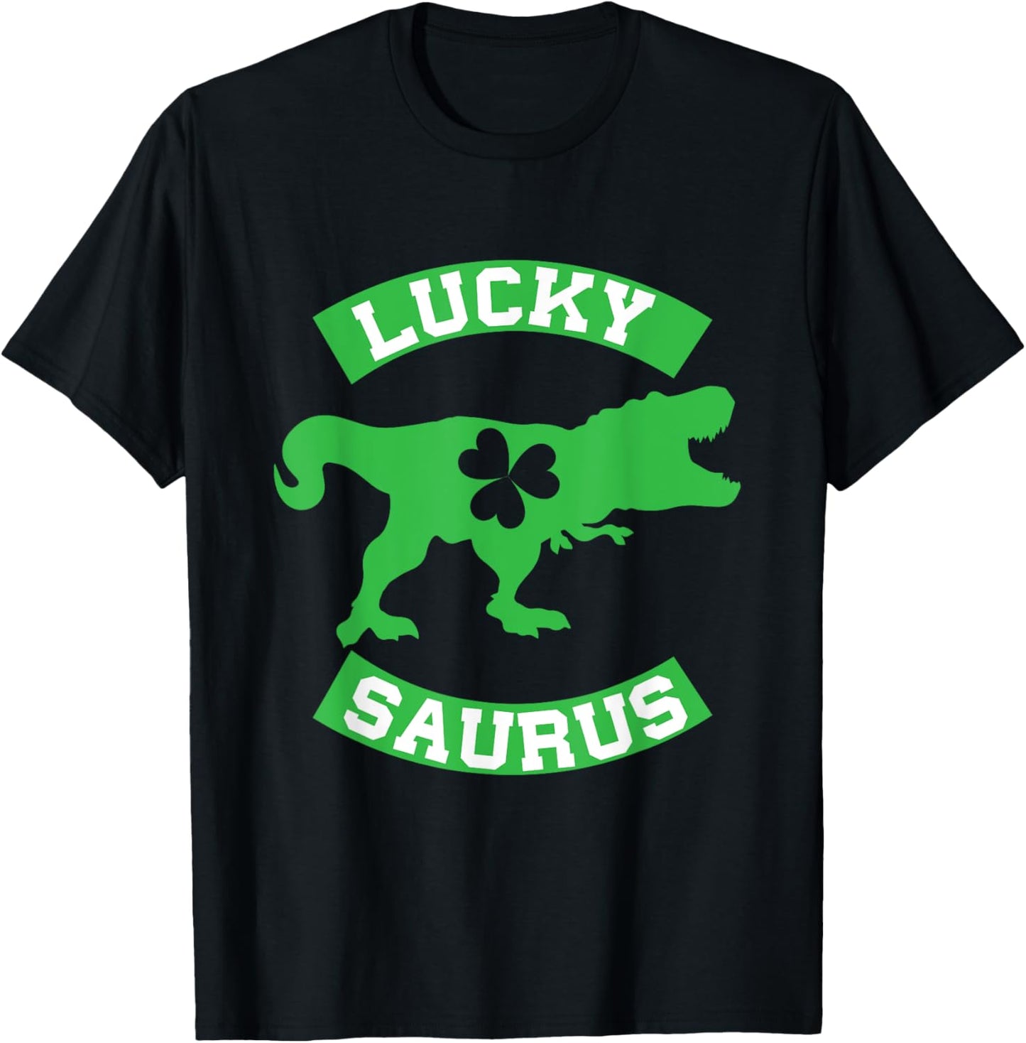 Irish Dinosaur T rex Shirt St Patricks Day Boys Kids Men Tee T-Shirt