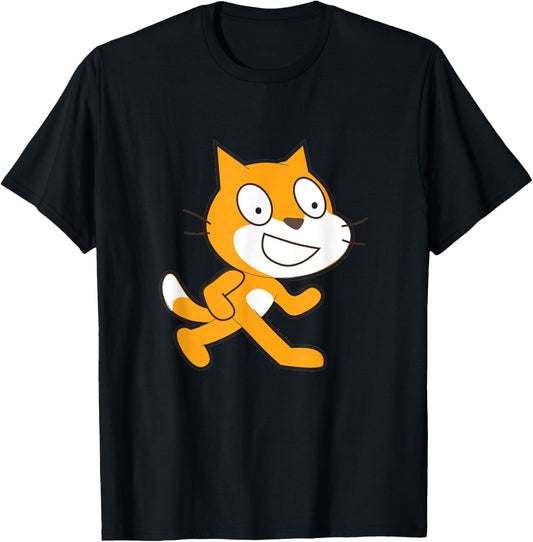 Scratch Programming Language Official Mascot Cat T-Shirt