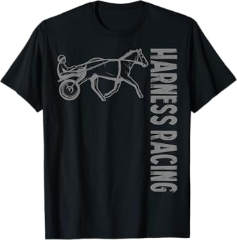 Horse Lover Sports Harness Racing T-Shirt