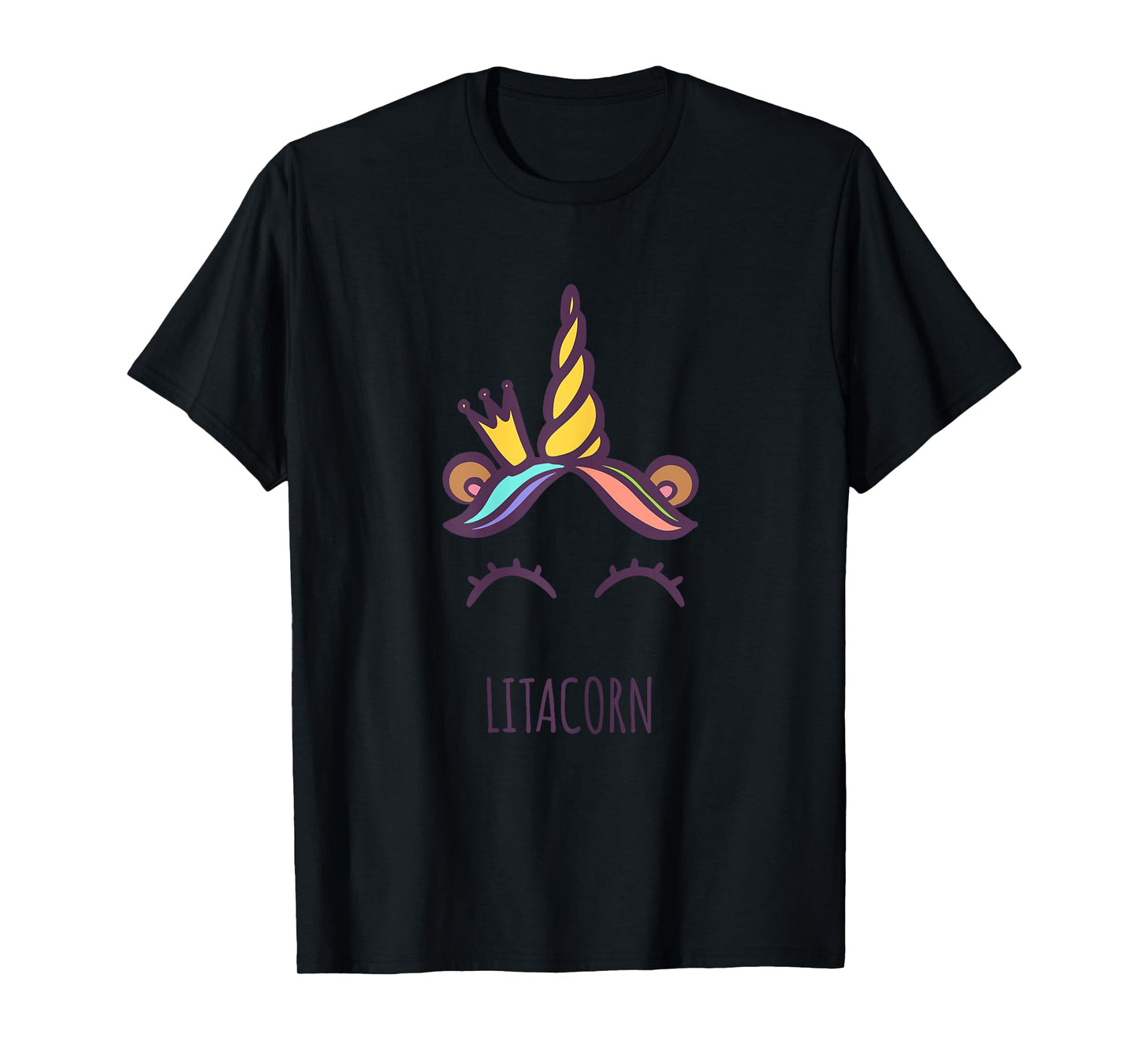 Litacorn Mexican Lita Grandma Unicorn Cute Mothers Day T-Shirt