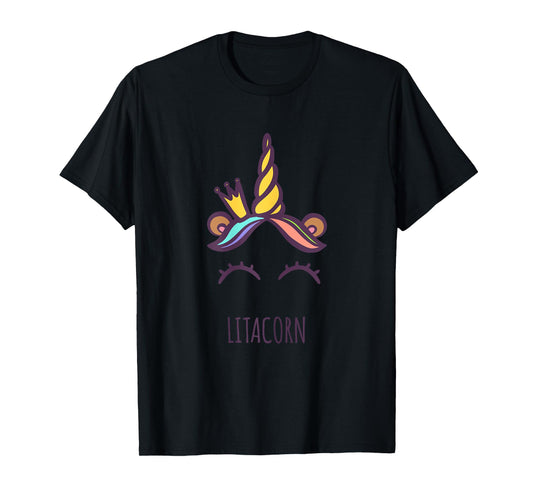 Litacorn Mexican Lita Grandma Unicorn Cute Mothers Day T-Shirt