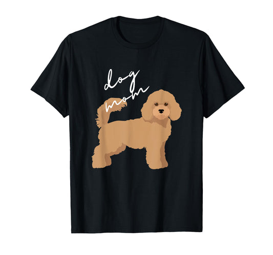 Apricot Poodle Dog Mom T-Shirt for Men Women Girls Kids