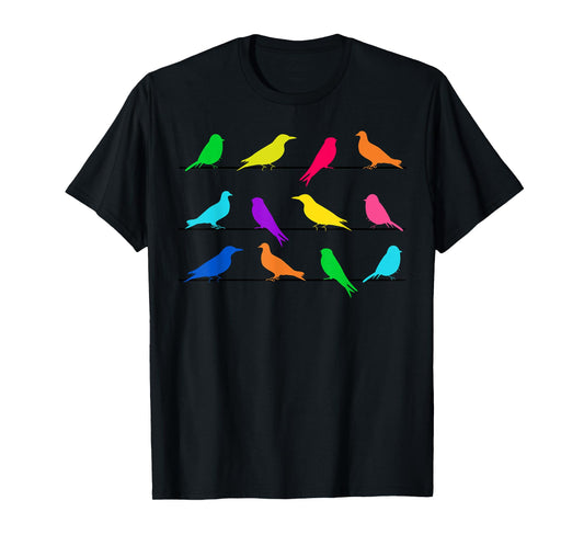 Birding Retro Classic Bird Watcher Watching Gift T-Shirt