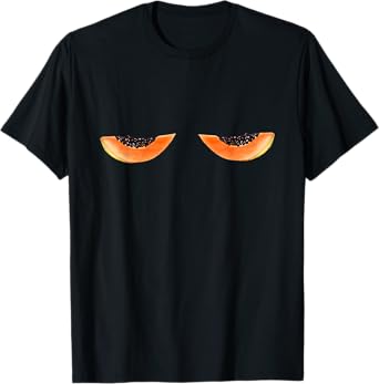 Funny papaya fruit graphic Y2K girl summer aesthetic T-Shirt