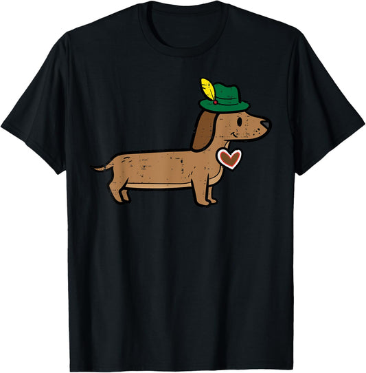 Oktoberfest Dachshund Cute Sausage Dog German Kids Men Women T-Shirt