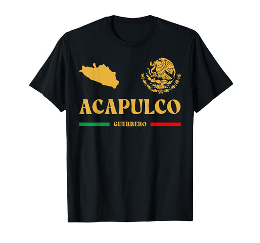 Acapulco Emblem, Acapulco Guerrero, Acapulco T-Shirt