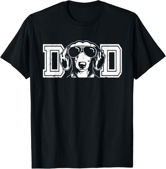 Dachshund Dog Owner For Men Dachshund Dad Father's Day T-Shirt
