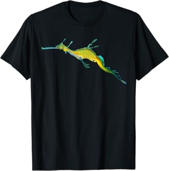 Weedy Seadragon Seahorse T-shirt I love sea dragon Tee T-Shirt