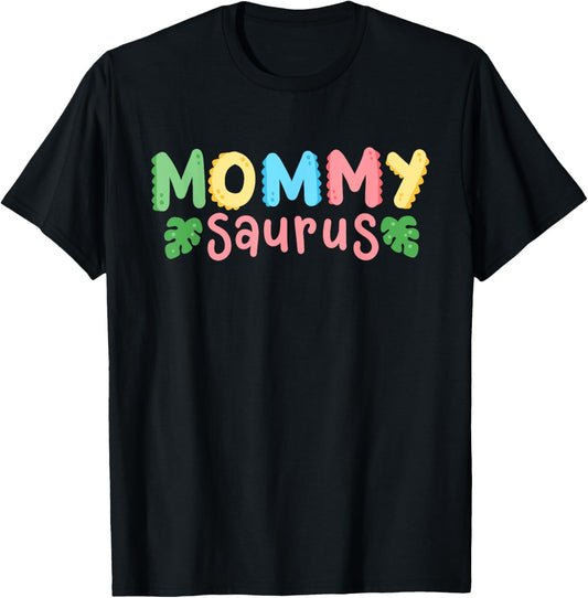 Mommy Saurus Kids Dinosaur Birthday Party Family Matching T-Shirt
