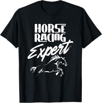 Horse Racing Expert Racer Race Horses T-Shirt