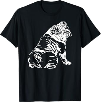Funny English Bulldog dog hund gift Men Women Girls Kids T-Shirt