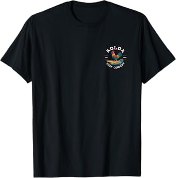 Koloa Surf Surfing Rooster Logo Lightweight, Graphic T-Shirt