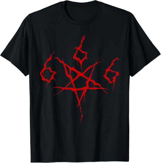 Devil Satan Satanic 666 Pentagram Occult Horror Halloween T-Shirt