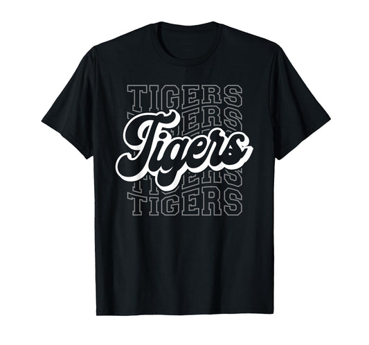 Tigers Sports Mascot - For Tigers Team Football Baseball T-Shirt