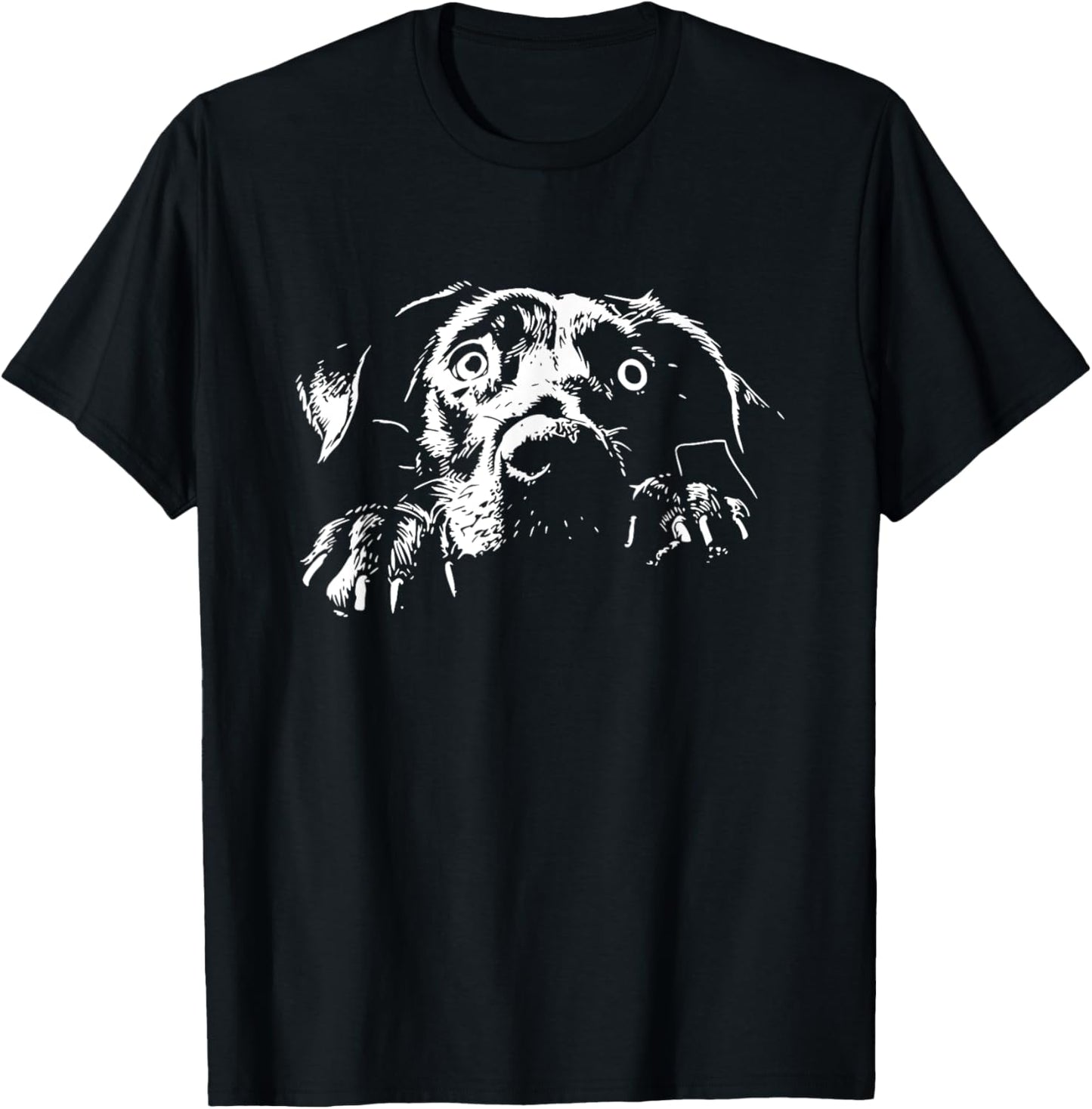 Peeking Catahoula Dog Graphic Design T-Shirt