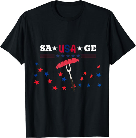 Sausage Roll Day Tee – Funny BBQ Hot Dog Meat Lovers Top T-Shirt
