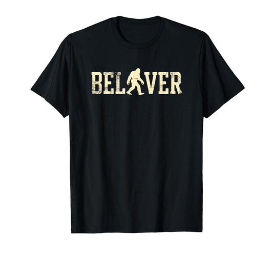 Sasquatch Believer, Funny Bigfoot Believe T-Shirt