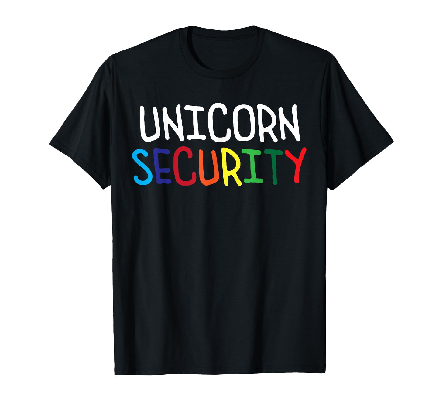 Halloween Mother Daughter Costume Unicorn Security Dad Mom T-Shirt