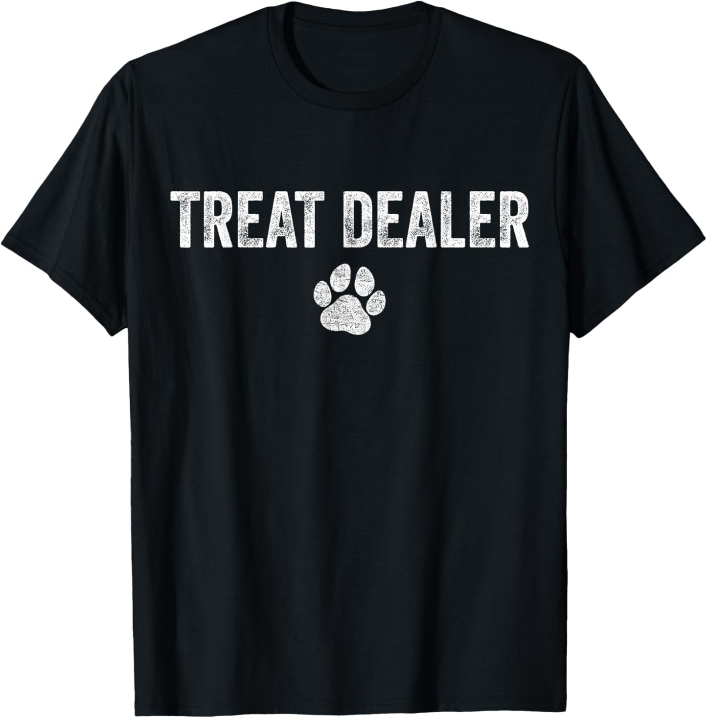 Unisex-Adults Black Small Casual, Humorous, Modern Dog Lover T-Shirt