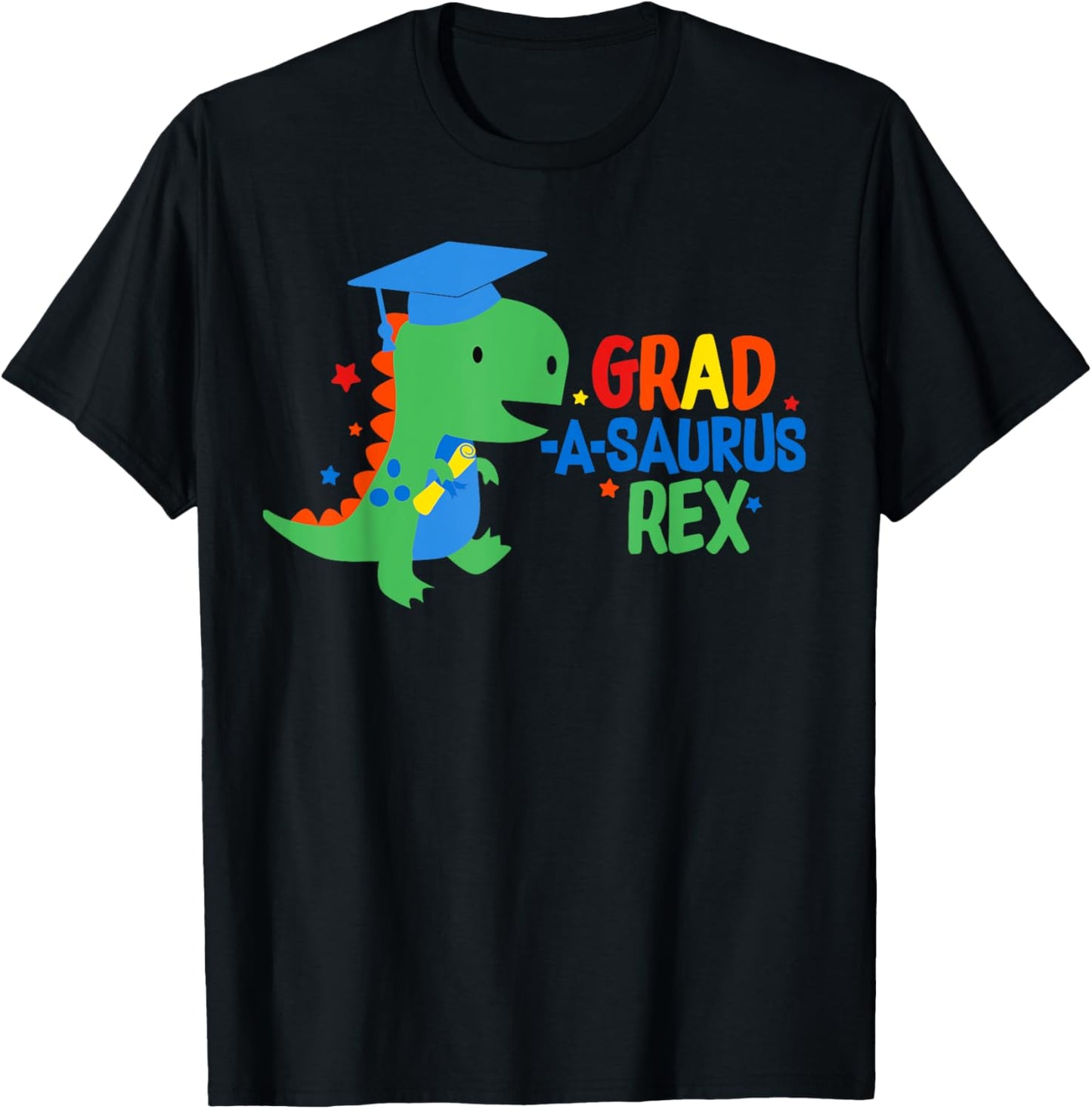 Boys Graduation Dinosaur TRex Matching Family Party Graduate T-Shirt