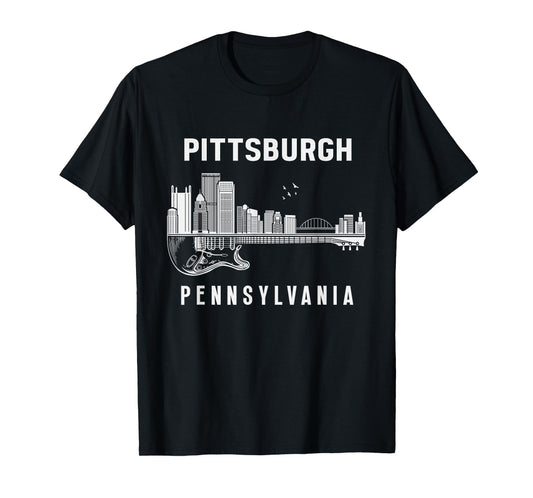 Pittsburgh Pennsylvania Souvenir Men Women Music Pittsburgh T-Shirt