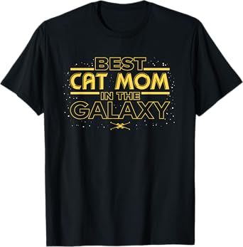 Star Wars Best Cat Mom in the Galaxy Birthday Mother’s Day T-Shirt