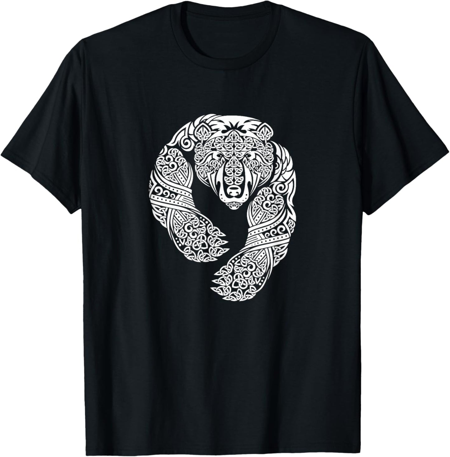 CELTIC KNOTWORK TRIBAL TATTOO BEAR T-SHIRT T-Shirt