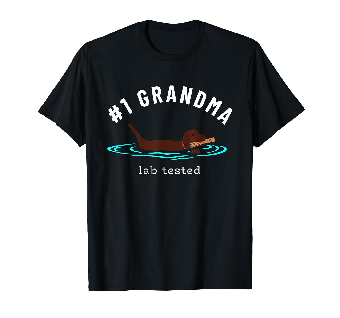 Lab Grandma Chocolate Labrador Retriever Dog Grandparent T-Shirt for Men Women