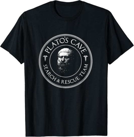 Plato's Cave - Search & Rescue team - Philosophy T-Shirt