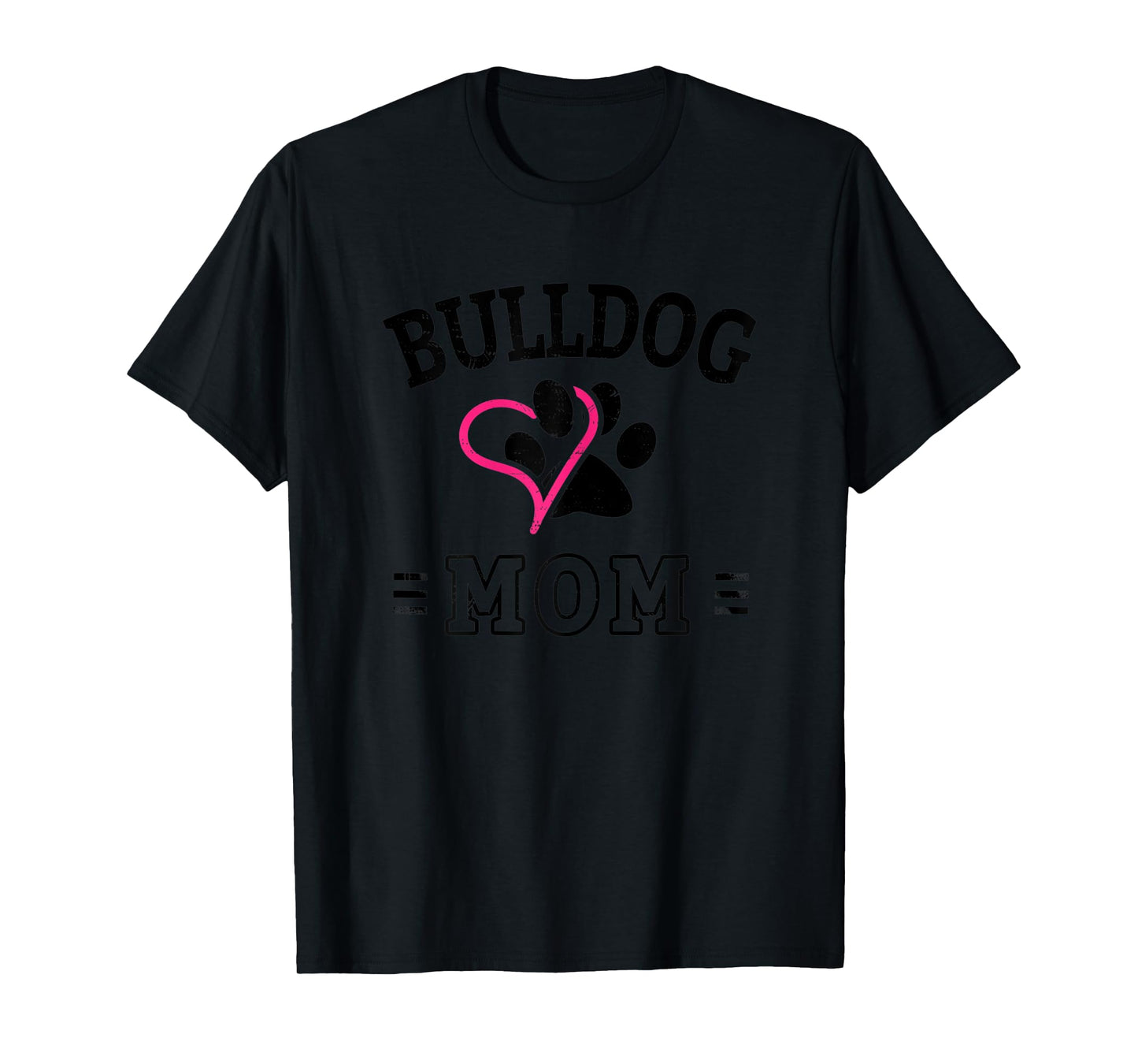 Womens Bulldog Mom T-Shirt