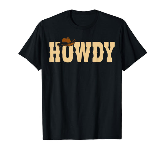 Howdy Name Country Cowboy Western Gift For Men Women Kids T-Shirt