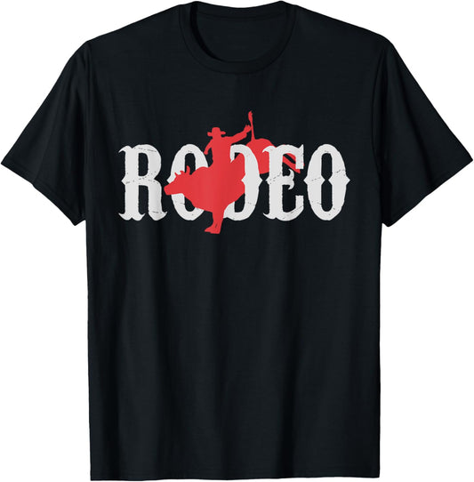 Bull Riding Rodeo Western Country Bull Rider Gift T-Shirt