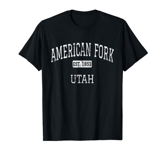 American Fork Utah UT Vintage T-Shirt