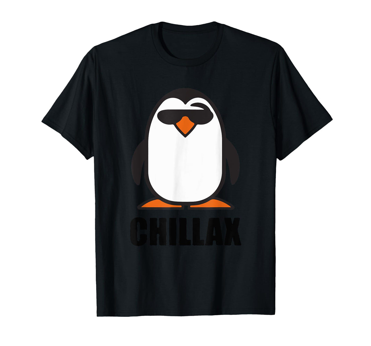 Funny Christmas Winter Penguin shirts, puns, Chillax Shirt T-Shirt