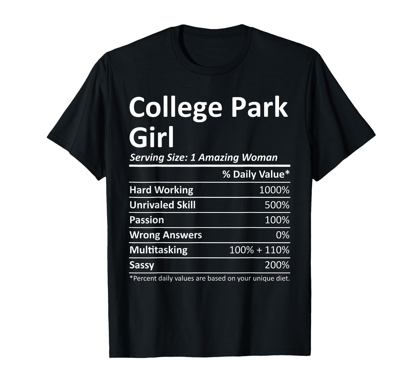 COLLEGE PARK GIRL GA GEORGIA Funny City Home Roots USA Gift T-Shirt