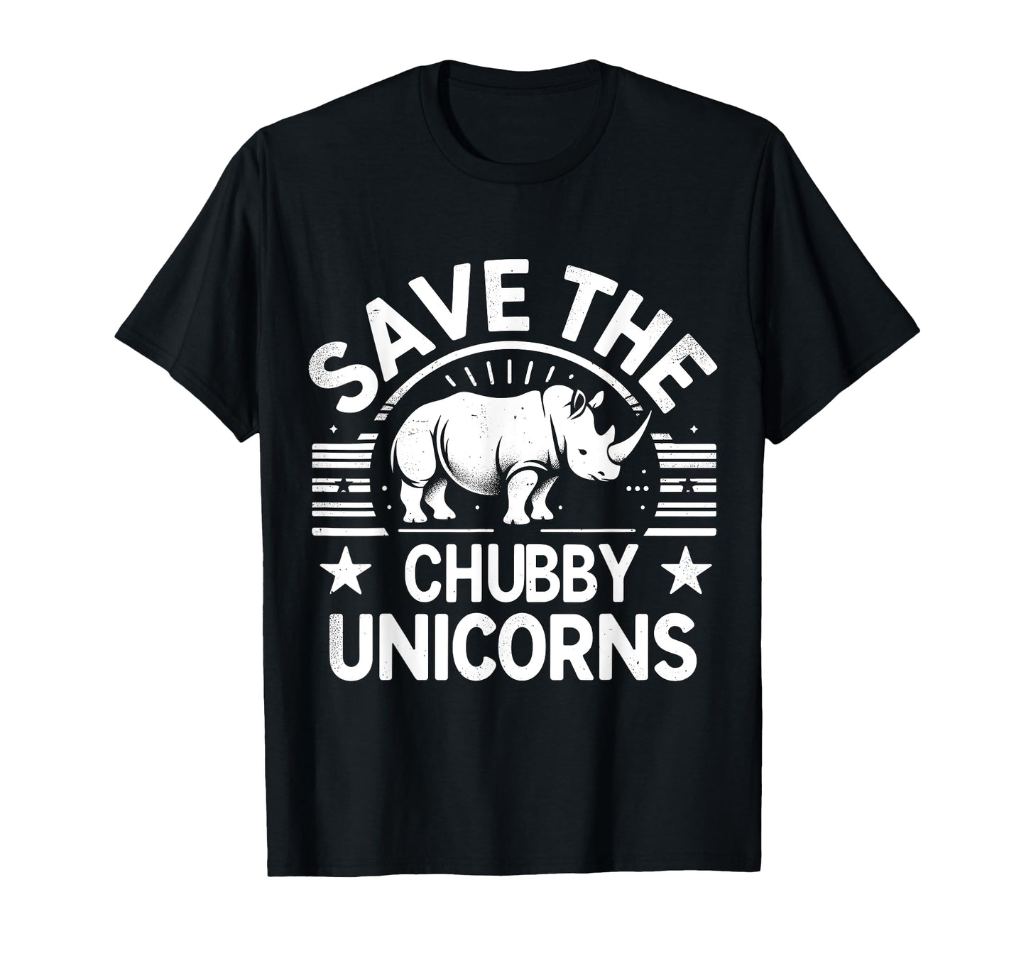 Rhino Save the Cubby Unicorns Rhinoceros T-Shirt