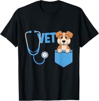 Funny Veterinarian Costume Halloween Animal Pet Doctor T-Shirt