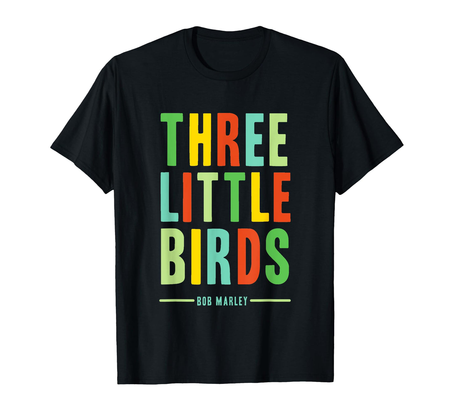 Official Bob Marley Three Little Birds T-Shirt