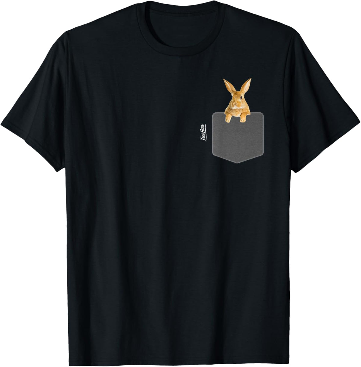 Pocket Bunny - Men Rabbit Pocket T-Shirt