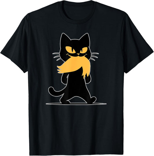 Anti Trump Anti-trump The Cat Holds Trump's Hair 8647 86 47 T-Shirt