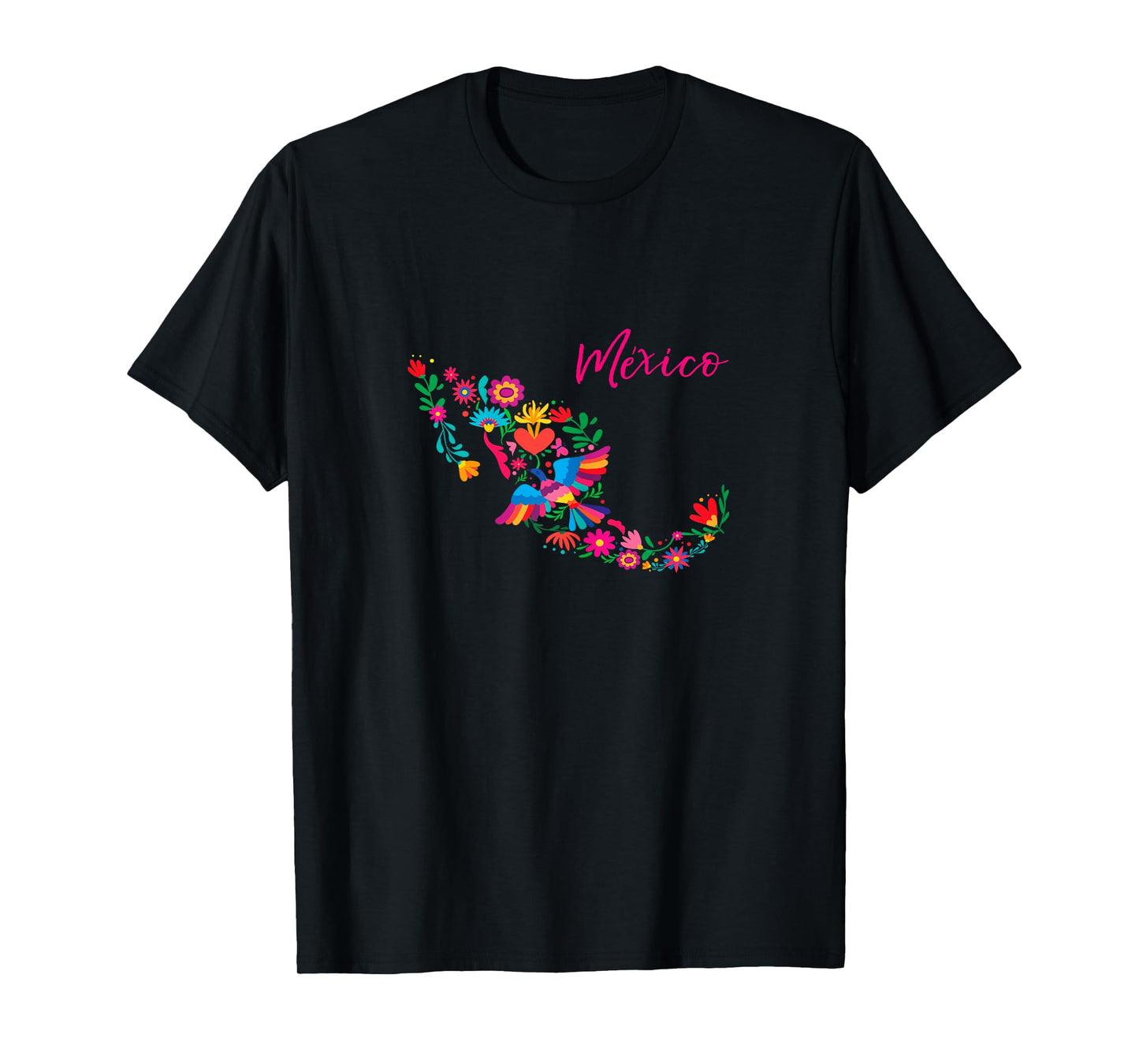Otomi Mexican Floral Card T-Shirt