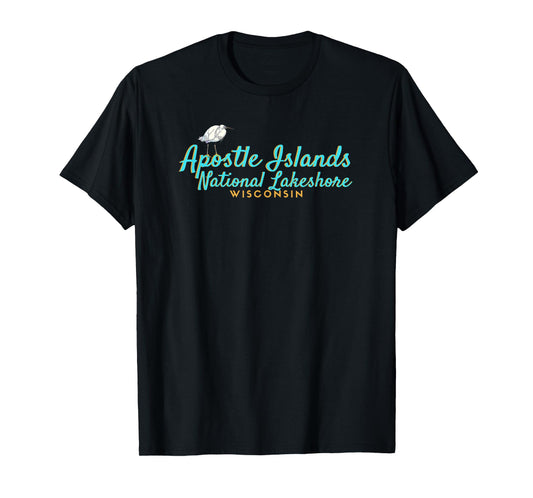Apostle Islands T-Shirt, National Lakeshore Wisconsin Tee T-Shirt