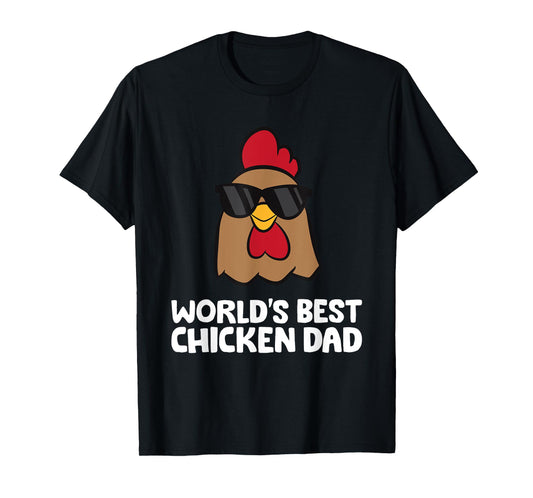 Chicken Owner Papa World's Best Chicken Dad T-Shirt