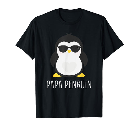 Penguin Papa - Father's Funny & Cute Dad Gift T-Shirt
