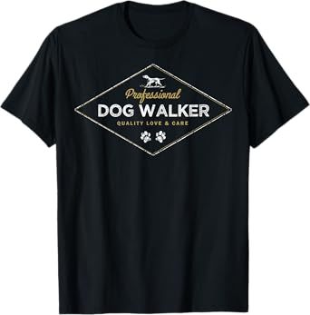 Professional Dog Walker Men Women T-Shirt