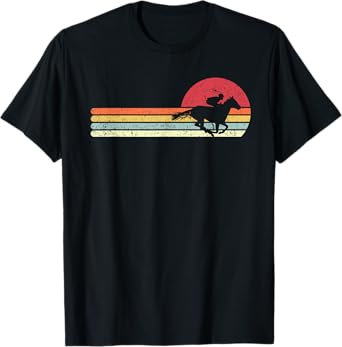 Horse Racing Shirt. Retro Style T-Shirt For Jockey T-Shirt
