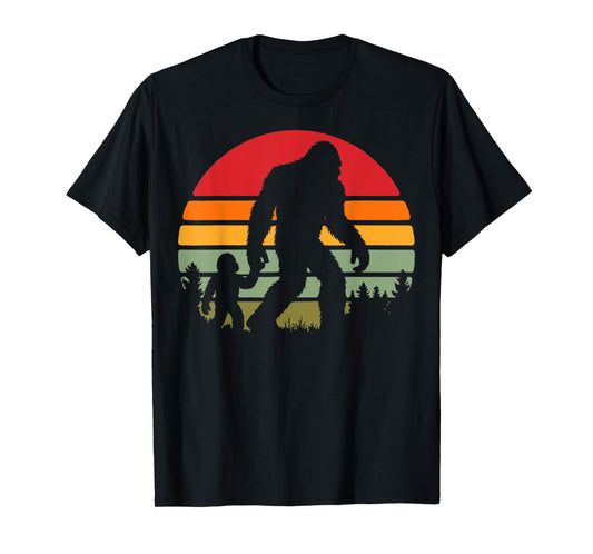 Bigfoot Son Father's Day Matching T-Shirt