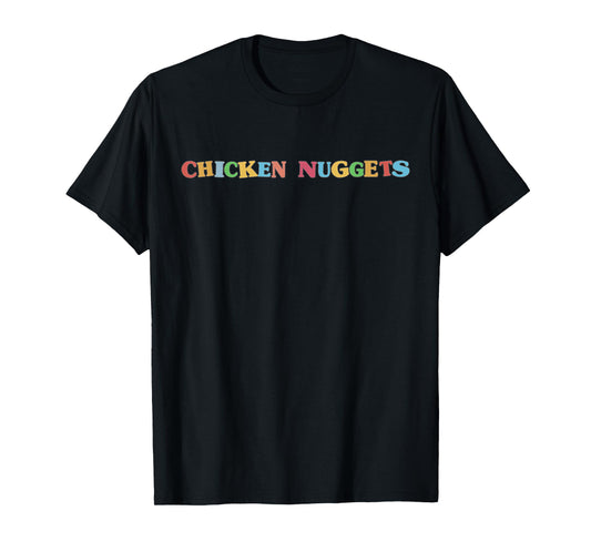 Kidcore Aesthetic Chicken Nuggets Old Indie 80s 90s Retro T-Shirt